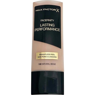 Max Factor Facefinity Lasting Performance tekutý make-up pre dlhotrvajúci efekt 106 Natural Beige 35 ml