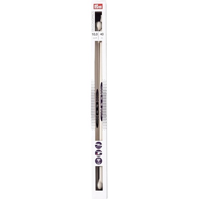 Prym pletací jehlice PRYM ERGO 190413, ergonomické plastové, rovné, 2 kusy, délka 40cm, velikost 10mm – Hledejceny.cz