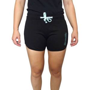 Meatfly дамски спортни къси панталони Nea Black / Mint Meatfly | Cheren | ЖЕНИ | XS