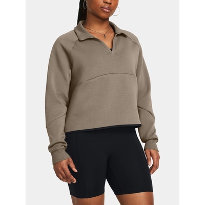 Under Armour Unstoppable Flc Rugby Crop-BRN 1382746-200