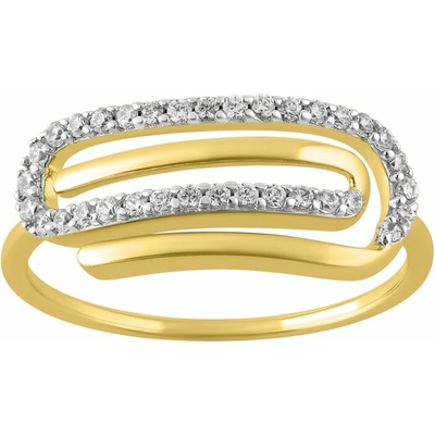 Eppi Zlatý prsteň s lab grown diamantmi Rebeca R49214