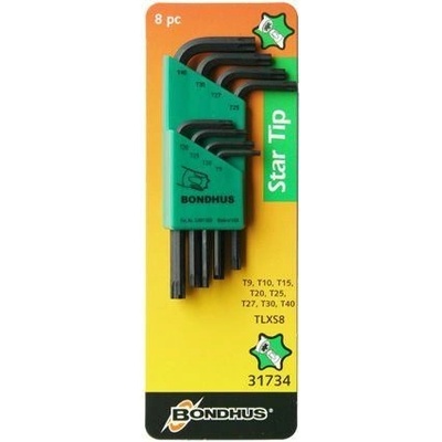 BONDHUS TORX sada TLXS8 T9-T40 31734