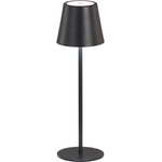 Fischer & Honsel Черна LED настолна лампа с метален абажур (височина 36, 5 cm) Viletto - Fischer & Honsel (850355)
