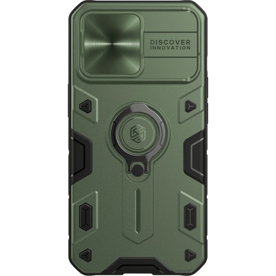 Pouzdro Nillkin CamShield Armor iPhone 13 Pro Dark Green (without logocut)