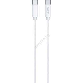 WINNER GROUP-WG - USB кабел USB-C / USB-C 60W 2m бял (WN0024)
