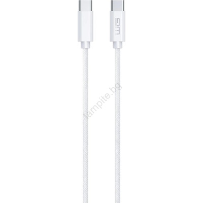 WINNER GROUP-WG - USB кабел USB-C / USB-C 60W 2m бял (WN0024)