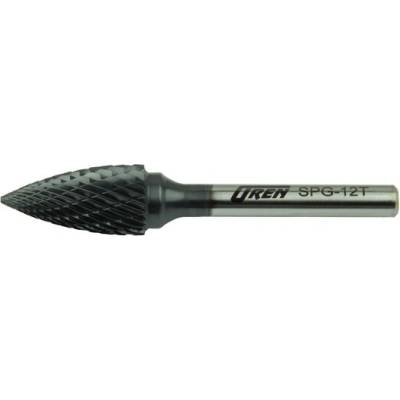 OREN Tech. fréza OREN, tvrdokov+TiAlN klenutá špice, špice 12mm | SPG-12T