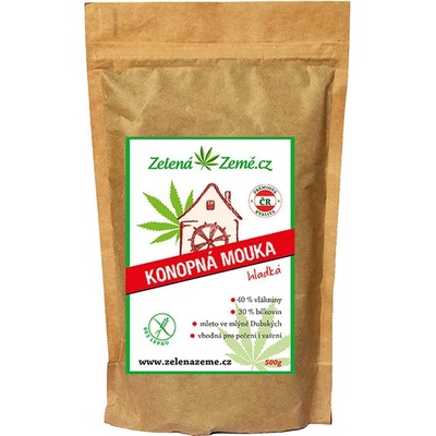 Zelená Země konopná múka 0,5 kg