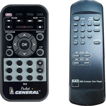GENERAL Nad 502 - дистанционно управление дубликат (502)
