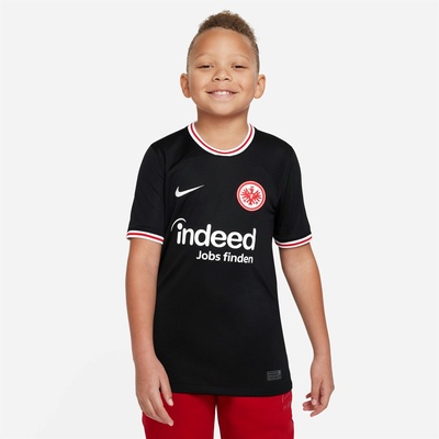 Nike Юношеска футболна фланелка Nike Eintracht Frankfurt Away Shirt 2023 2024 Juniors - Black