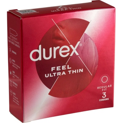 Durex ultra tenký realistický pocit 3 ks