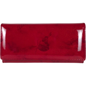Червено лачено портмоне - Lolian