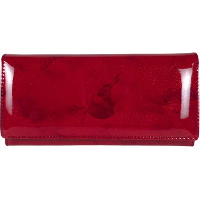Червено лачено портмоне - Lolian