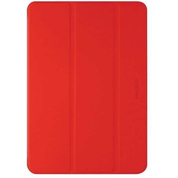 Macally Stand Case - полиуретанов калъф и поставка за iPad 7 (2019), iPad 8 (2020) (червен)