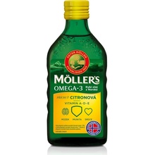 MOLLER´S Omega 3 rybí olej citrónová príchuť 250 ml