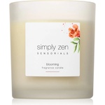 simply zen Sensorials Blooming Fragrance Candle ароматна свещ 120 гр