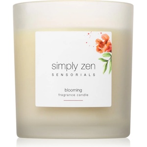 simply zen Sensorials Blooming Fragrance Candle ароматна свещ 120 гр