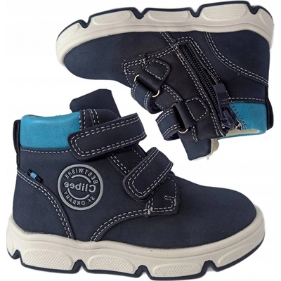 Kotníkové boty pro chlapce přechodné tmavě modré