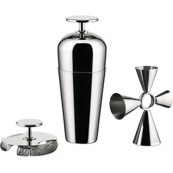 Alessi Комплект за коктейли, 3 бр. , неръждаема стомана, Alessi (ALGIA26SET)