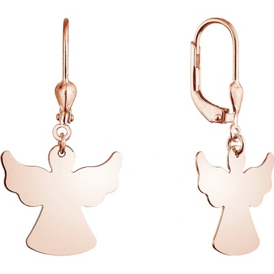 PAVONA Pozlátené strieborné náušnice anjeli 61133 rose gold