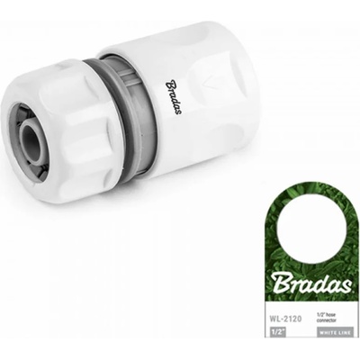 Bradas 1/2 цола бърза връзка за маркуч Bradas от серия WHITE LINE
