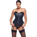 Zado Nappa Leather Corset 2000210 Black M
