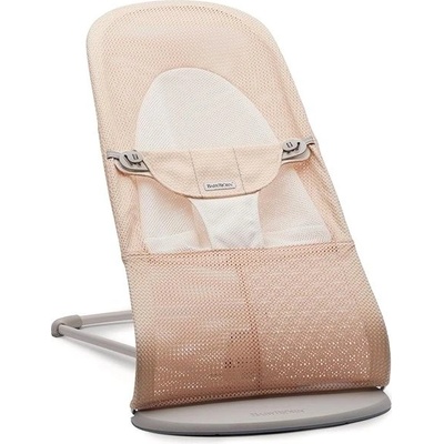 Babybjörn Balance Soft Pearly Pink biela mesh svetlo sivá konštrukcia