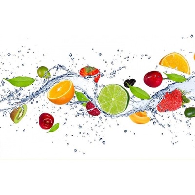 DIMEX ART Флизелинов фототапет плодове във вода 375 x 250 см