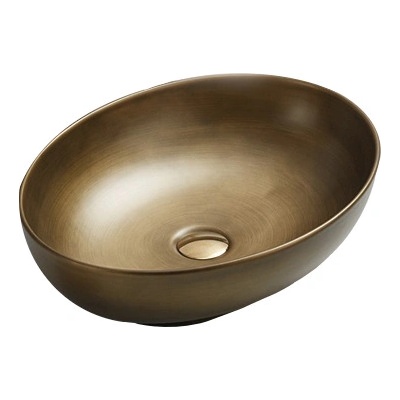 Mexen Iko мивка върху плот 52 x 39 cm, старо злато - 22245253 (22245253)