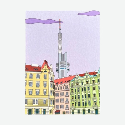 Plakát Žižkovská věž
