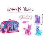 Global Express Комплект играчки пони Lovely Horse - 3 броя (8079B)