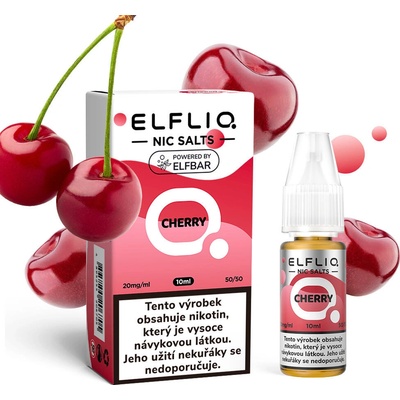 Elf Liq Cherry 10 ml 20 mg – Zbozi.Blesk.cz