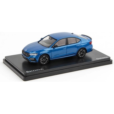 Abrex model škoda Octavia IV RS 2020 Race Metalíza Modrá 1:43