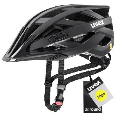 i-vo cc MIPS bicycle helmet, All Black matt, 56-60 cm - S413613