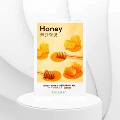 Missha Airy Fit Sheet Mask Honey plátýnková maska s výtažkem z medu 19 g
