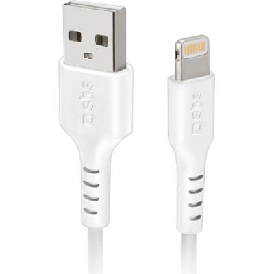 SBS TECABLEUSBIP589W USB-A – Lightning 1m bílý