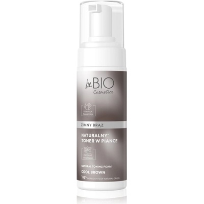 beBIO Natural Foam Toner Cold Brown тонираща пяна За коса 120ml
