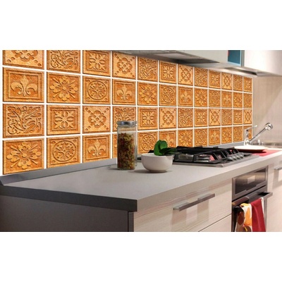 Donga Samolepiaca umývateľná tapeta za kuchynskú linku rozmery Žulové dlaždice, rozmery 180x60 cm
