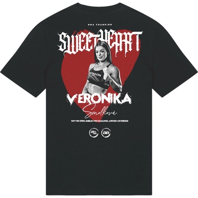 Veronika Smolková tričko Sweet Heart čierna