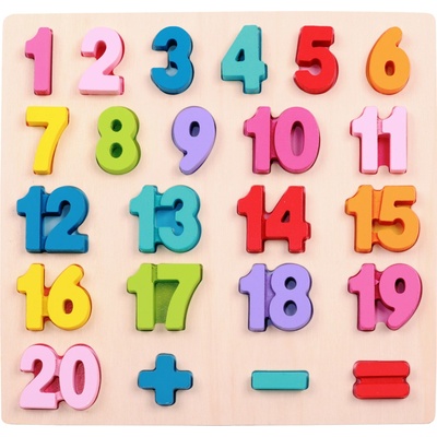 2Kids Toys Vkladacie puzzle Matematika Veľké počítanie