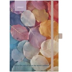 STREET Тетрадка с линийка STREET Flowers Medaw A/5 96 страници с гумена твърда корица 778125 (778125)