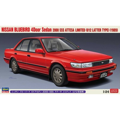 Hasegawa Nissan Bluebird 4-Door Sedan SSS-Atessa Limited 1:24