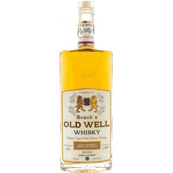Svach´s Old Well whisky virgin bohemian oak barrel 54,8% 0,5 l (karton)
