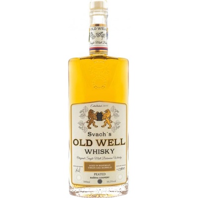 Svach´s Old Well whisky Virgin Oak 50,5% 0,5 l (karton)