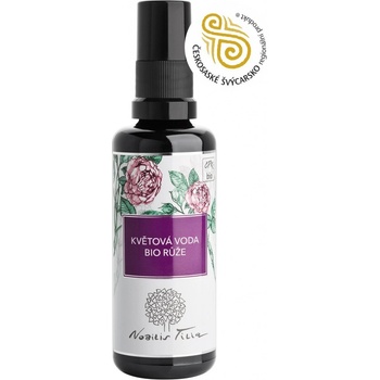 Nobilis Tilia Kvetová voda ružová BIO sklo 50 ml