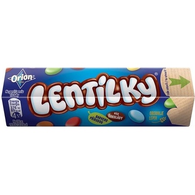 ORION LENTILKY Dražé z mliečnej čokolády 28 g