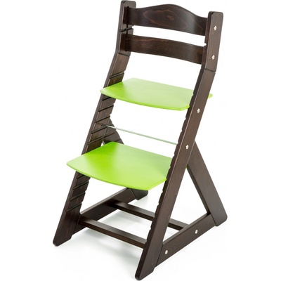 Hajdalánek Rostoucí židle Maja opěrka do kulata wenge / zelená