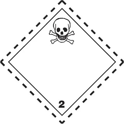 Značka Toxické plyny TR. 2.3