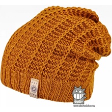 Dráče Merino pletená čiapka Dráča Harmony 26 horčicová