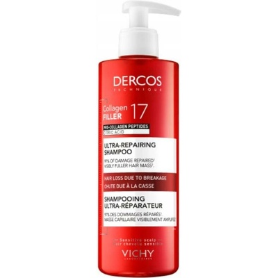 Vichy Dercos Collagen 17 Filler ultra-regenerační šampon na vlasy 400 ml